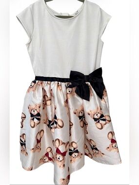 H&M Teddy Bear Party Dress Girls 8/10YRS NWT 🧸🎀